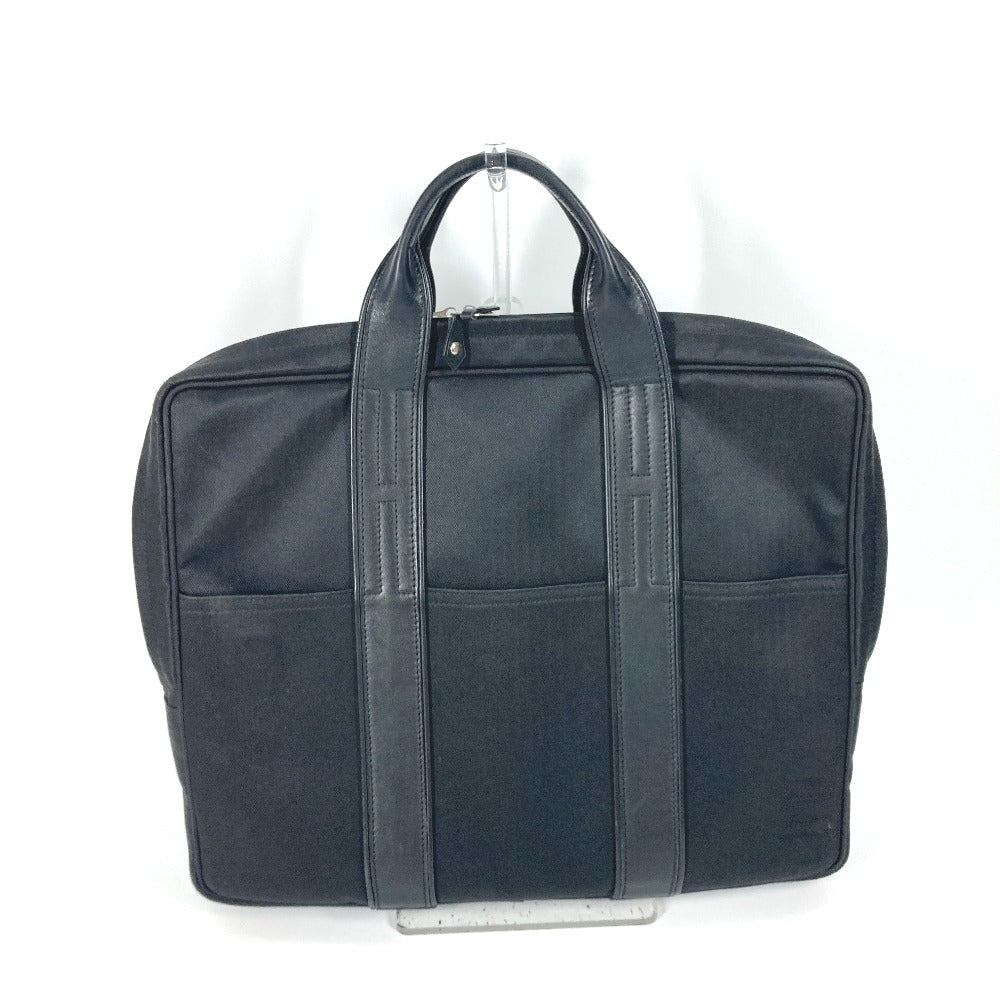 Hermes Business Bag 2Way Acapulco Odinatur Nylon Black Travel Bag