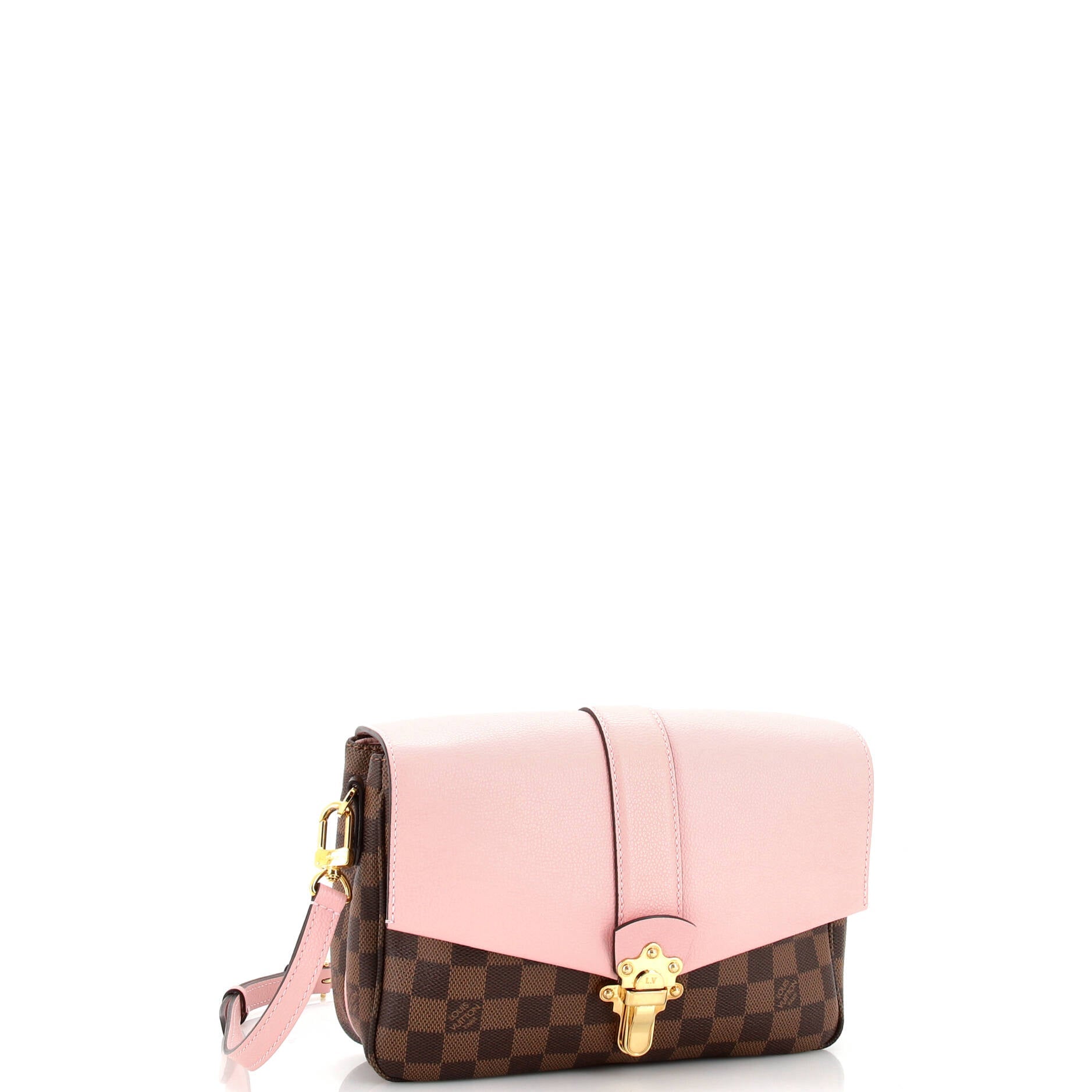 Louis Vuitton Clapton Handbag Damier And Pm Leather Shoulder Bag