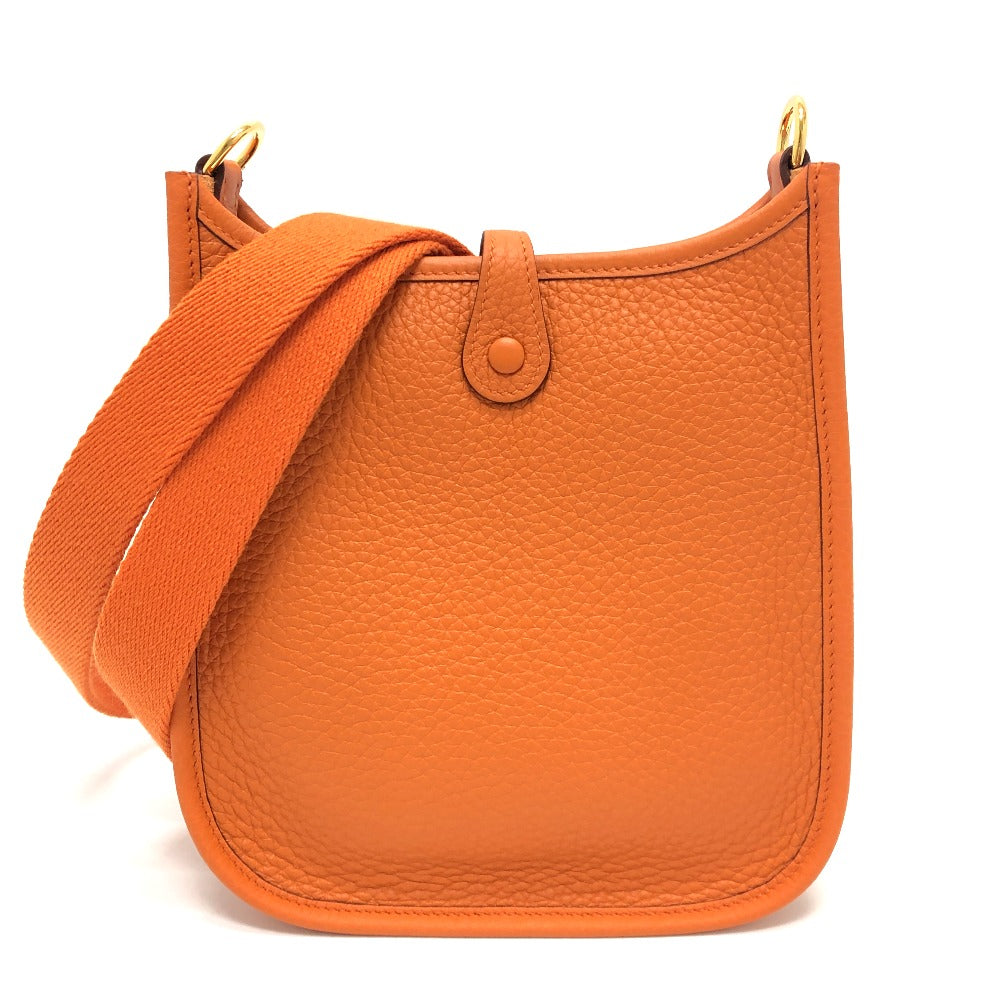 Hermes Shoulder Bag Taurillon Clemence Evelyn Tpm Women Orange