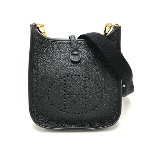 Hermes Shoulder Bag Taurillon Clemence Evelyn Tpm Amazone Black 2786 24239 1