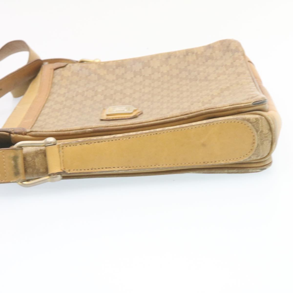 Luxury Macadam Shoulder Bag Coated Canvas Beige