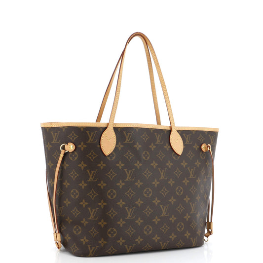 Louis Vuitton Neverfull Nm Tote Mm Canvas Monogram Tote Bag Canvas Mm2789162
