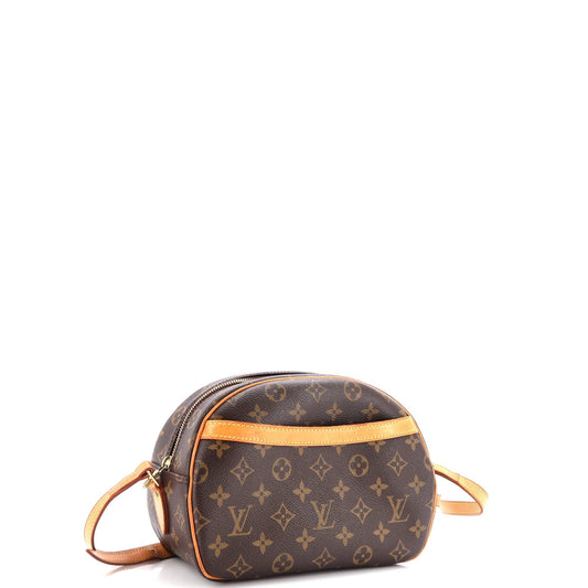 Louis Vuitton Blois Handbag Canvas Monogram Travel Bag