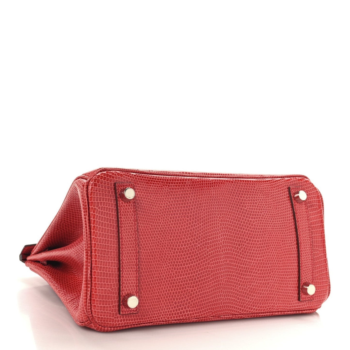 Hermes Lizard Birkin Bougainvillea Handbag Travel Bag