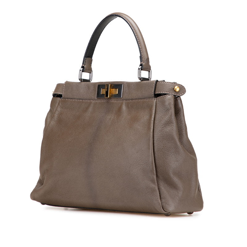 Fendi Peekaboo 2Way Bag Leather Travel Bag 2Way Bag 1
