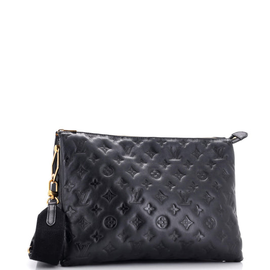 Louis Vuitton Coussin Bag Embossed Lambskin Mm Monogram Shoulder Bag Lambskin Mm28134832