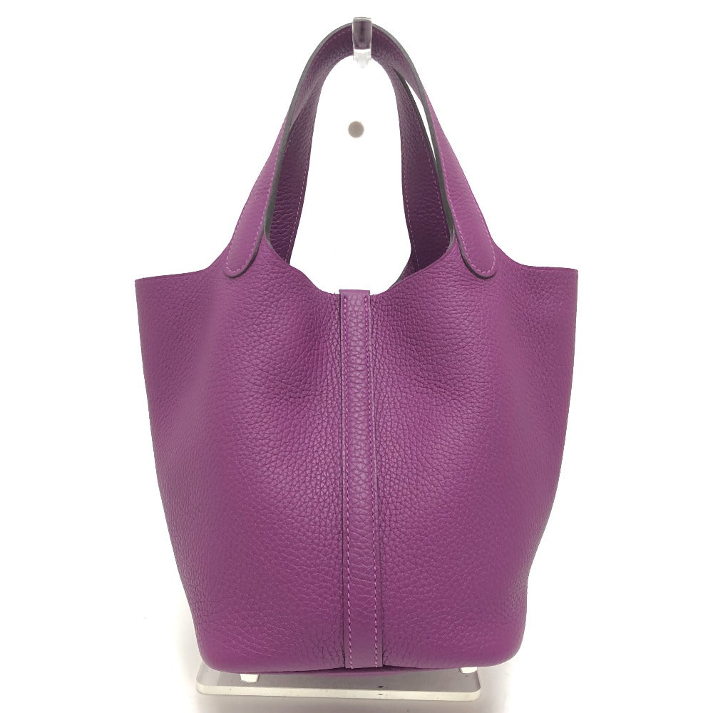 Purple Picotan Lock Pm Leather Travel Bag