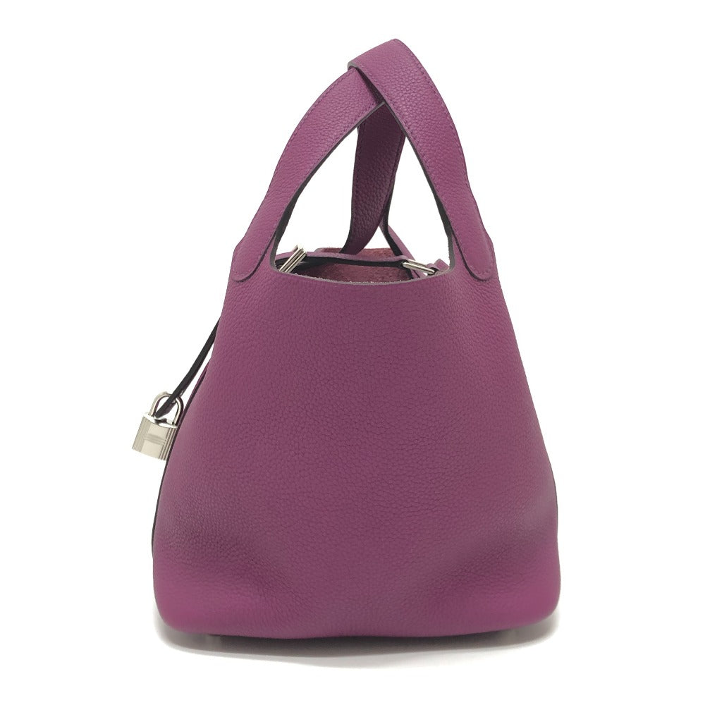 Togo Purple Picotan Lock Pm Travel Bag