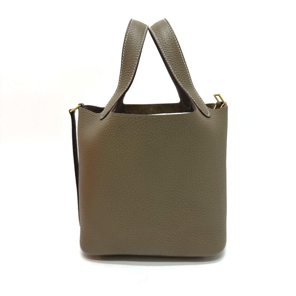 Taurillon Clemence Picotin Lock Pm Bag Beige Travel Bag