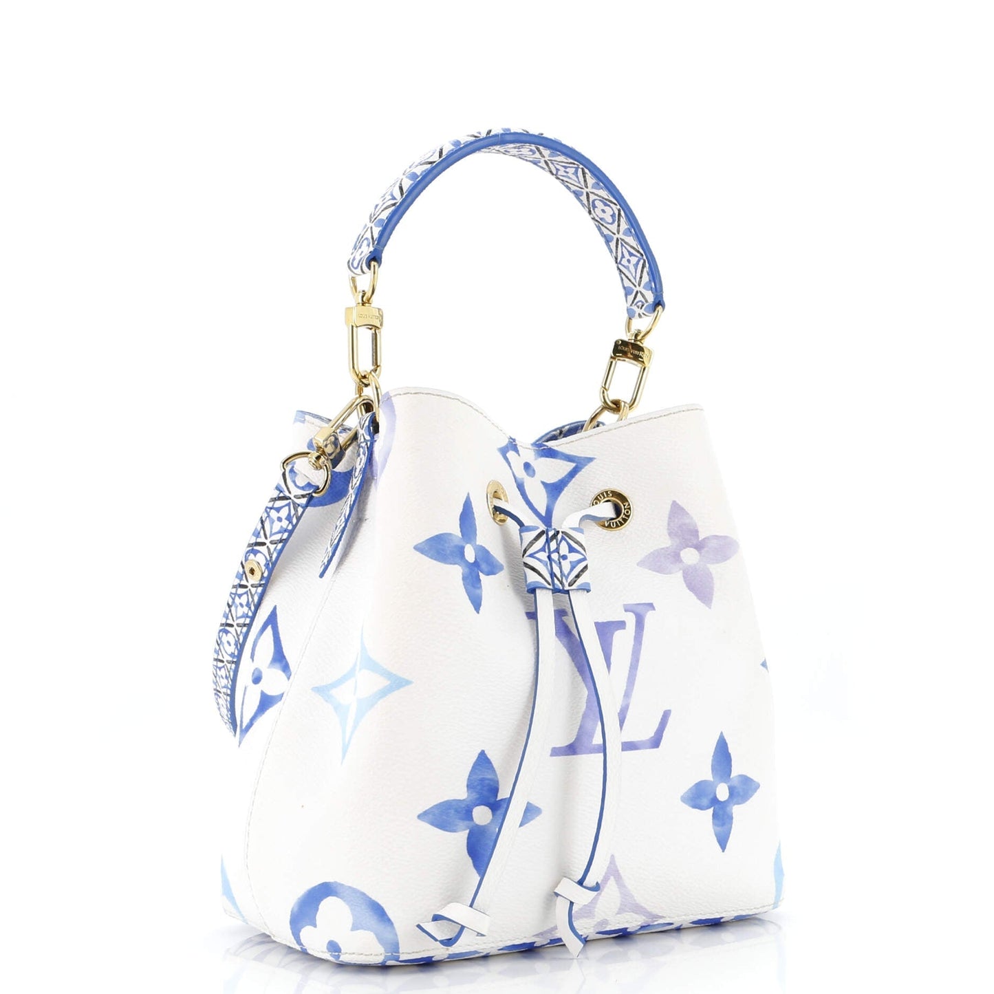 Louis Vuitton Neonoe Handbag By The Pool Watercolor Giant Monogram Shoulder Bag Giant Bb2814101