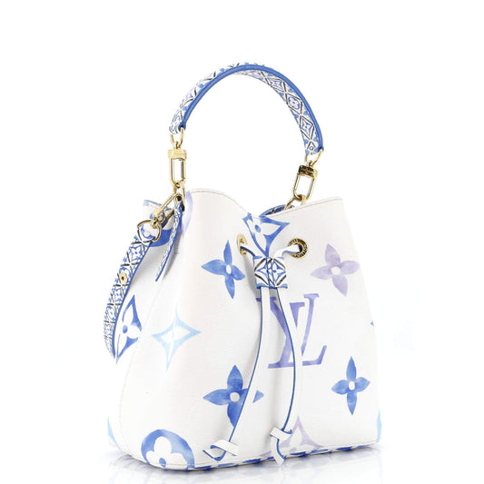 Louis Vuitton Neonoe Handbag By The Pool Watercolor Giant Monogram Shoulder Bag Giant Bb2814101