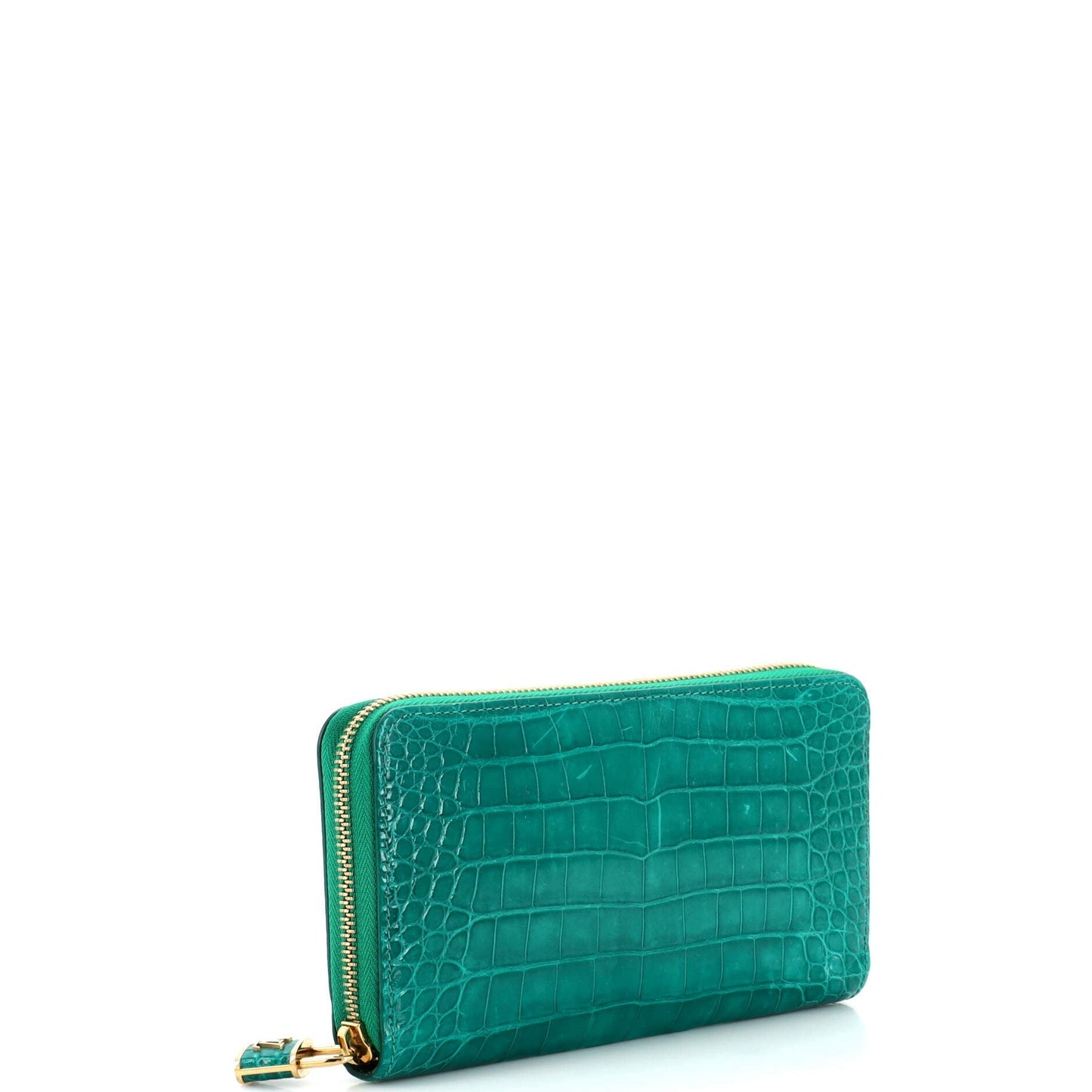 Louis Vuitton Padlock Zippy Wallet Crocodile Handbag Travel Bag