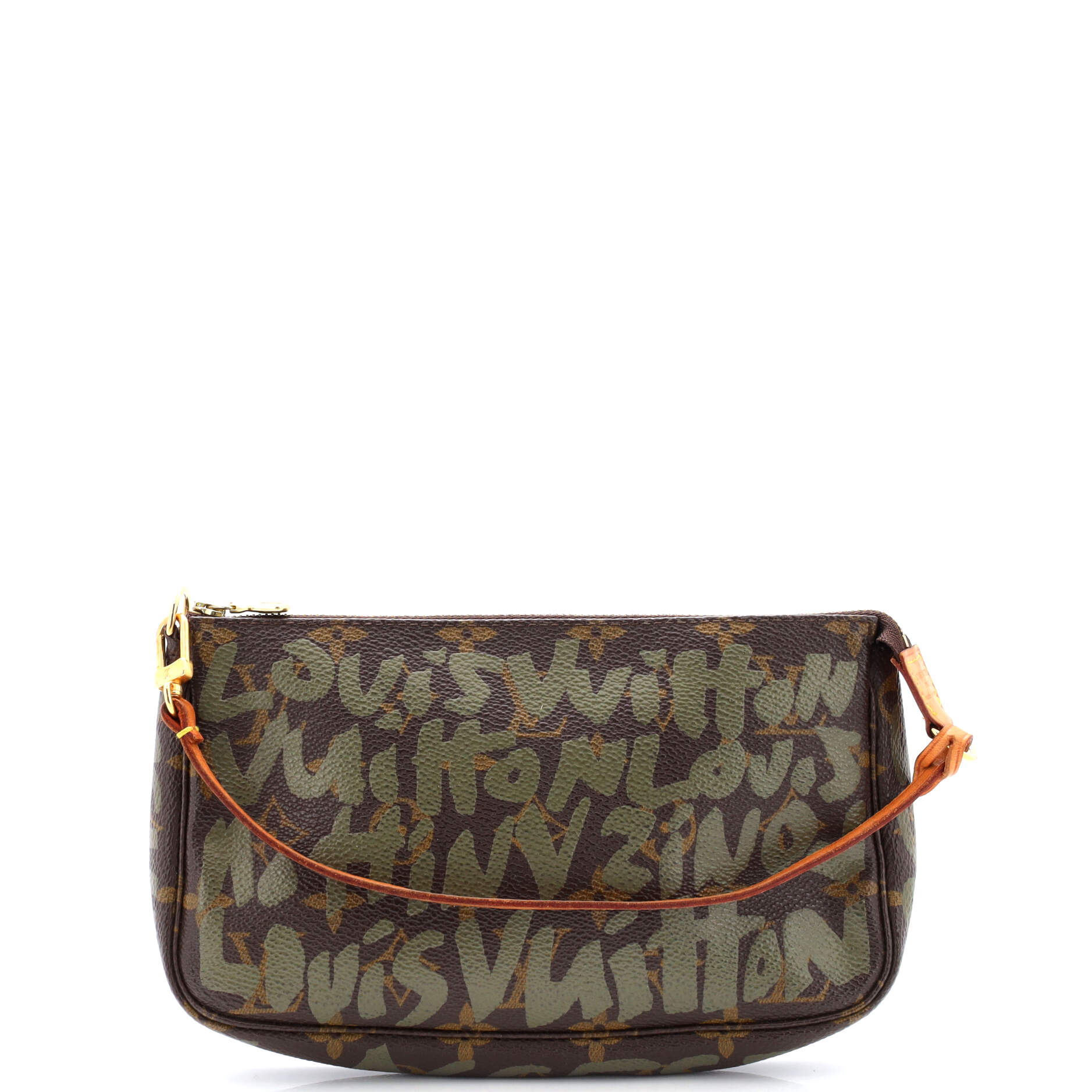 Louis Vuitton Pochette Accessoires Limited Edition Graffiti Shoulder Bag Monogram