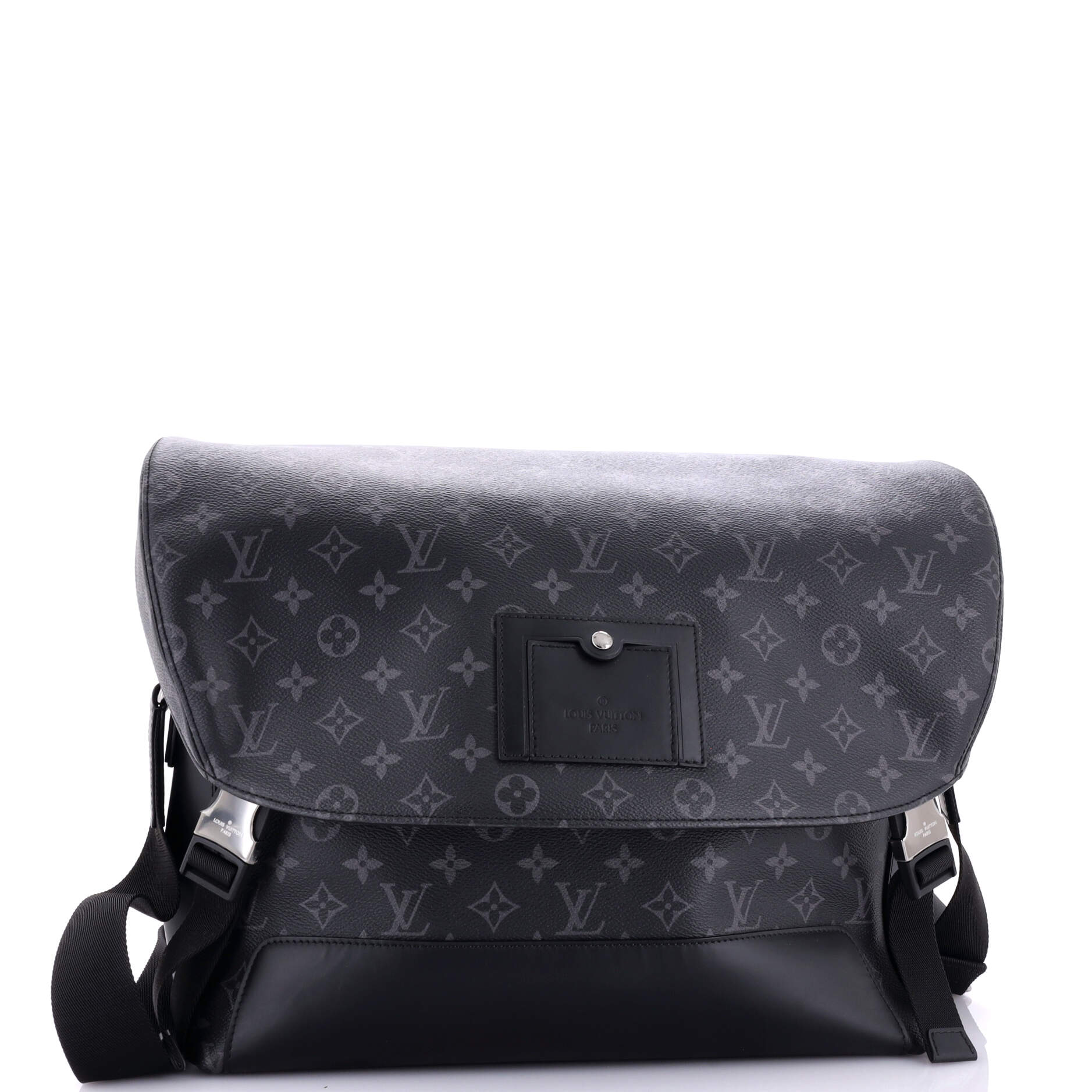 Louis Vuitton Voyager Messenger Bag Eclipse Mm Canvas Monogram Shoulder Bag