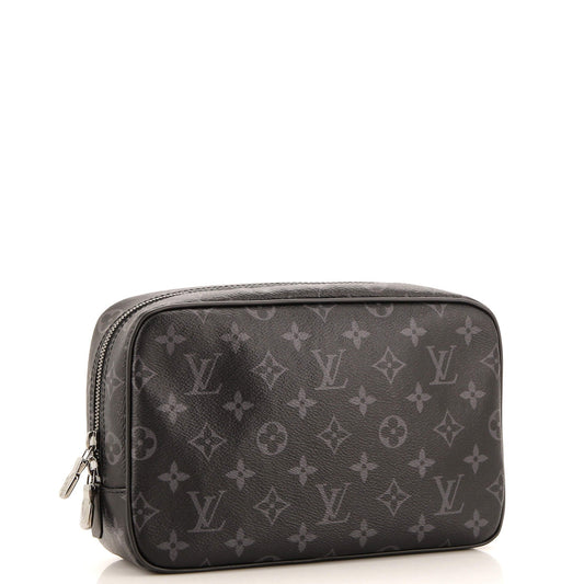 Louis Vuitton Toiletry Pouch Eclipse Gm Handbag Canvas Monogram Travel Bag