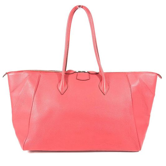 Hermes Boston Duffel Bag Taurillon Clemence Parinobe Bay Unisex Red Travel Bag