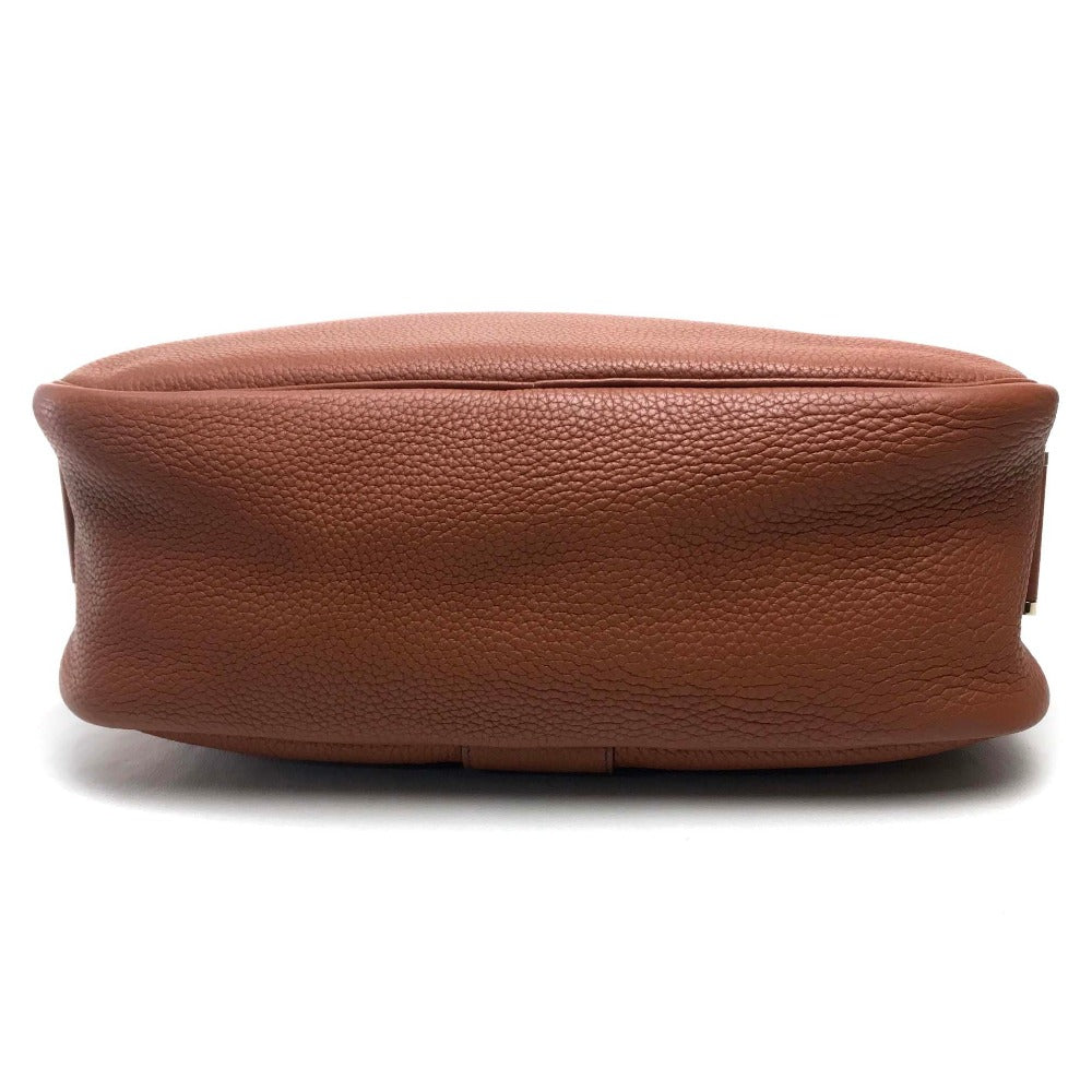 Hermes Shoulder Bag Taurillon Clemence Boolean Lang Women Brown