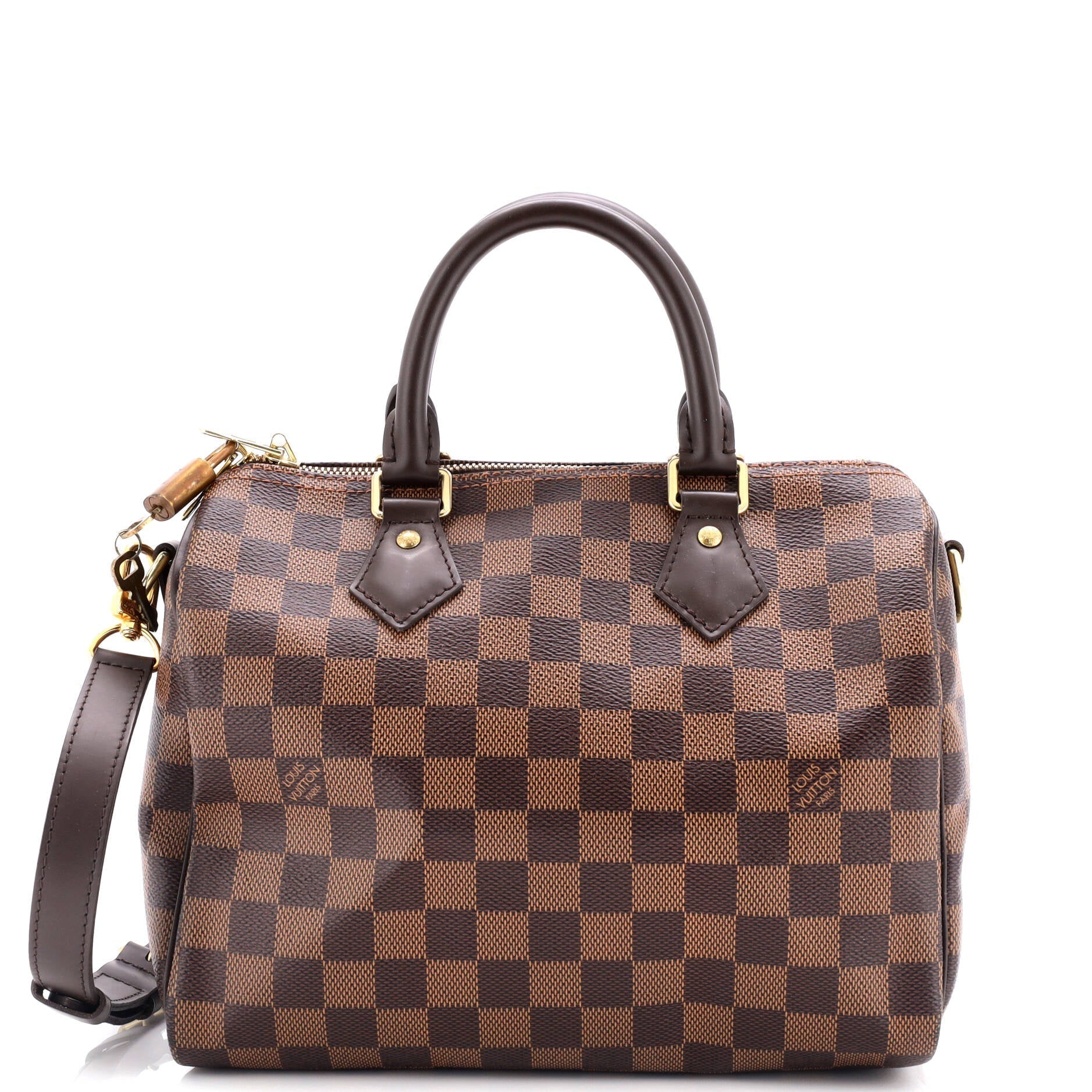Louis Vuitton Speedy Bandouliere Bag Damier Travel Bag Damier 2528450032