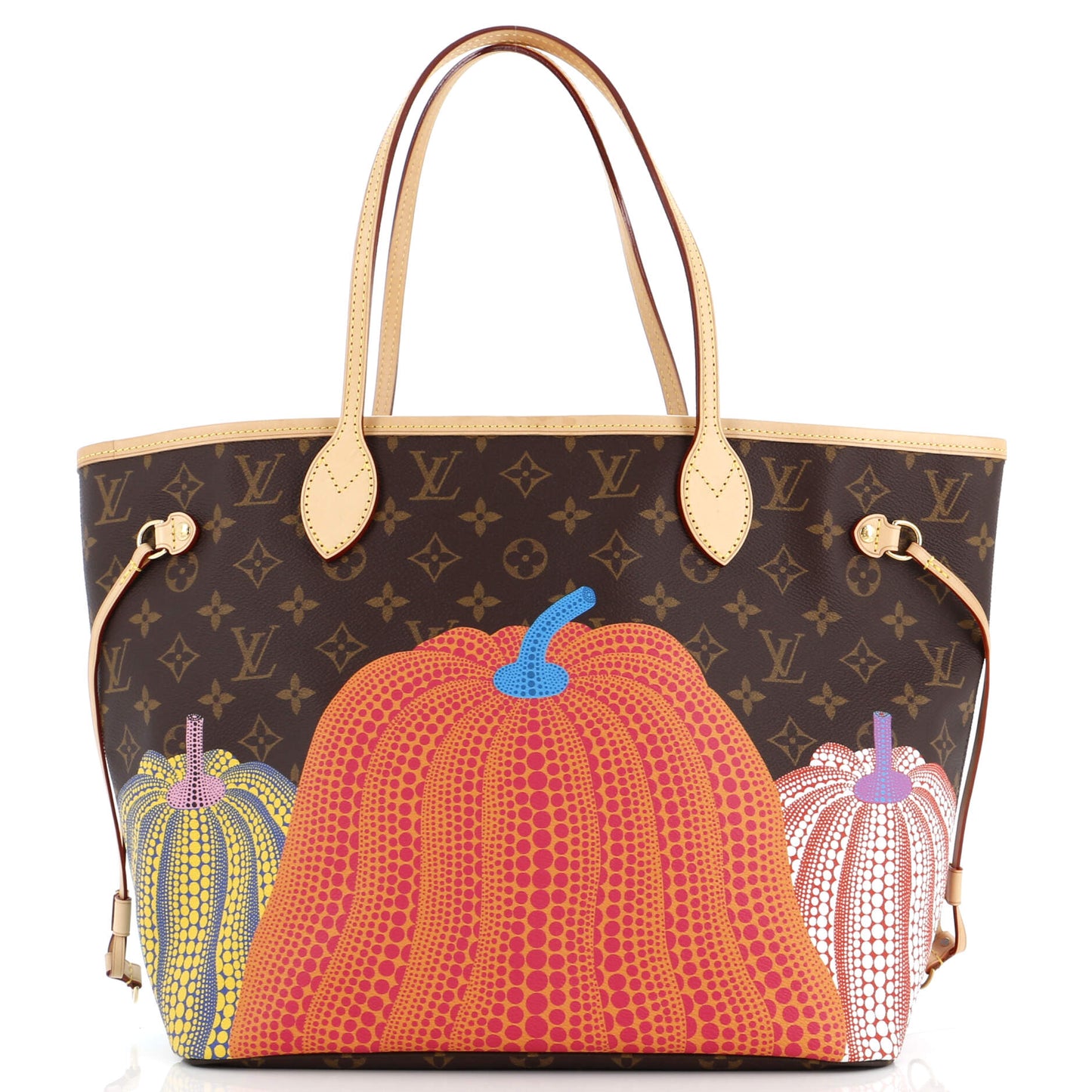 Louis Vuitton Neverfull Nm Tote Yayoi Kusama Pumpkins Mm Canvas Monogram Shoes