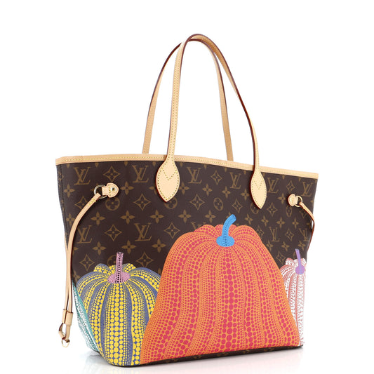 Louis Vuitton Neverfull Nm Tote Yayoi Kusama Pumpkins Mm Canvas Monogram Shoes