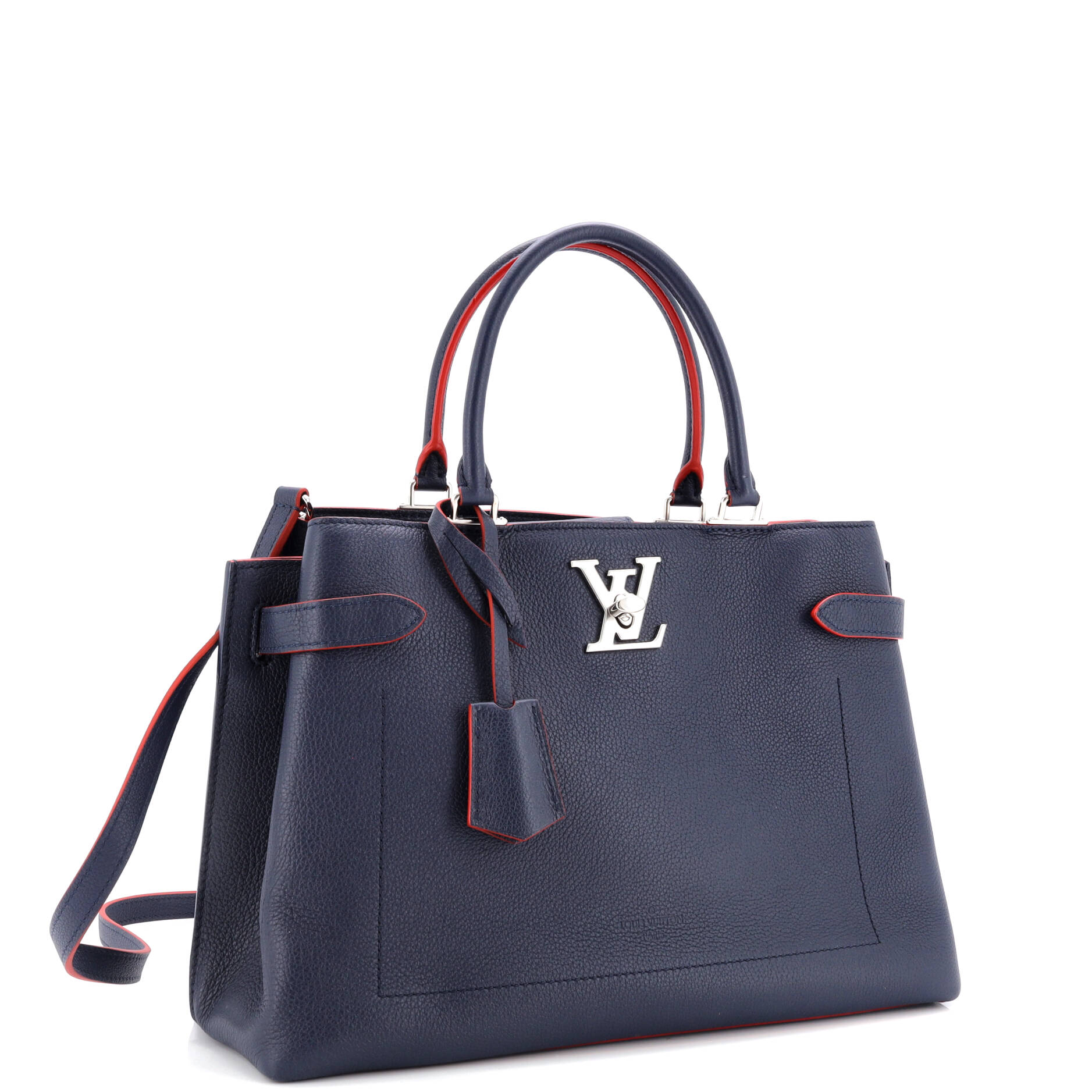 Louis Vuitton Lockme Day Bag Leather Tote Bag