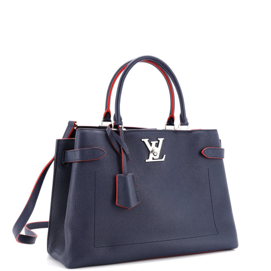 Louis Vuitton Lockme Day Bag Leather Tote Bag