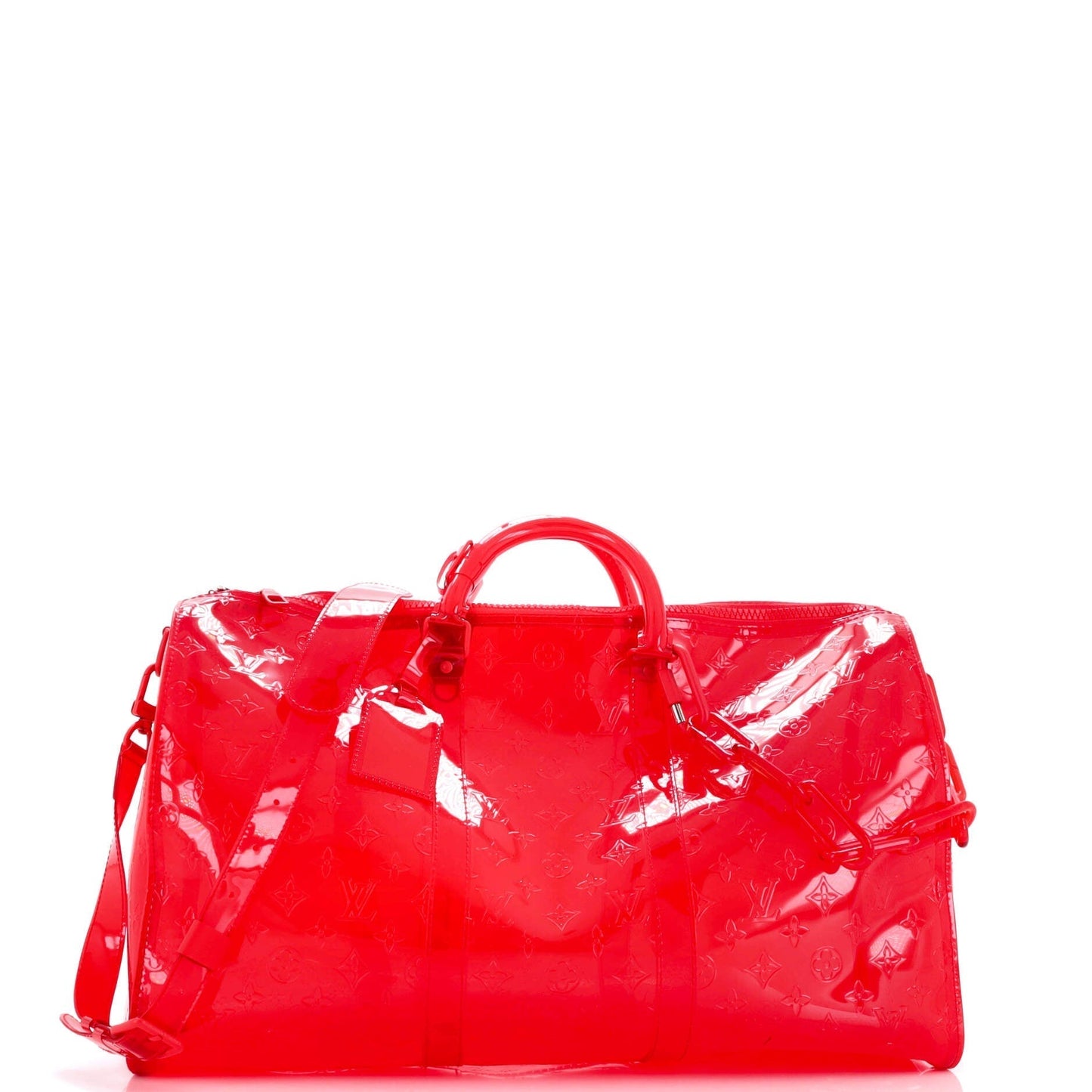 Louis Vuitton Keepall Bandouliere Bag Limited Edition Pvc Monogram Travel Bag