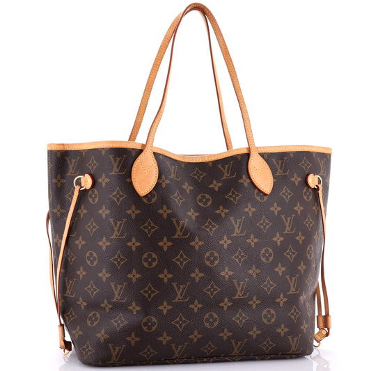 Louis Vuitton Neverfull Tote Mm Canvas Monogram Tote Bag