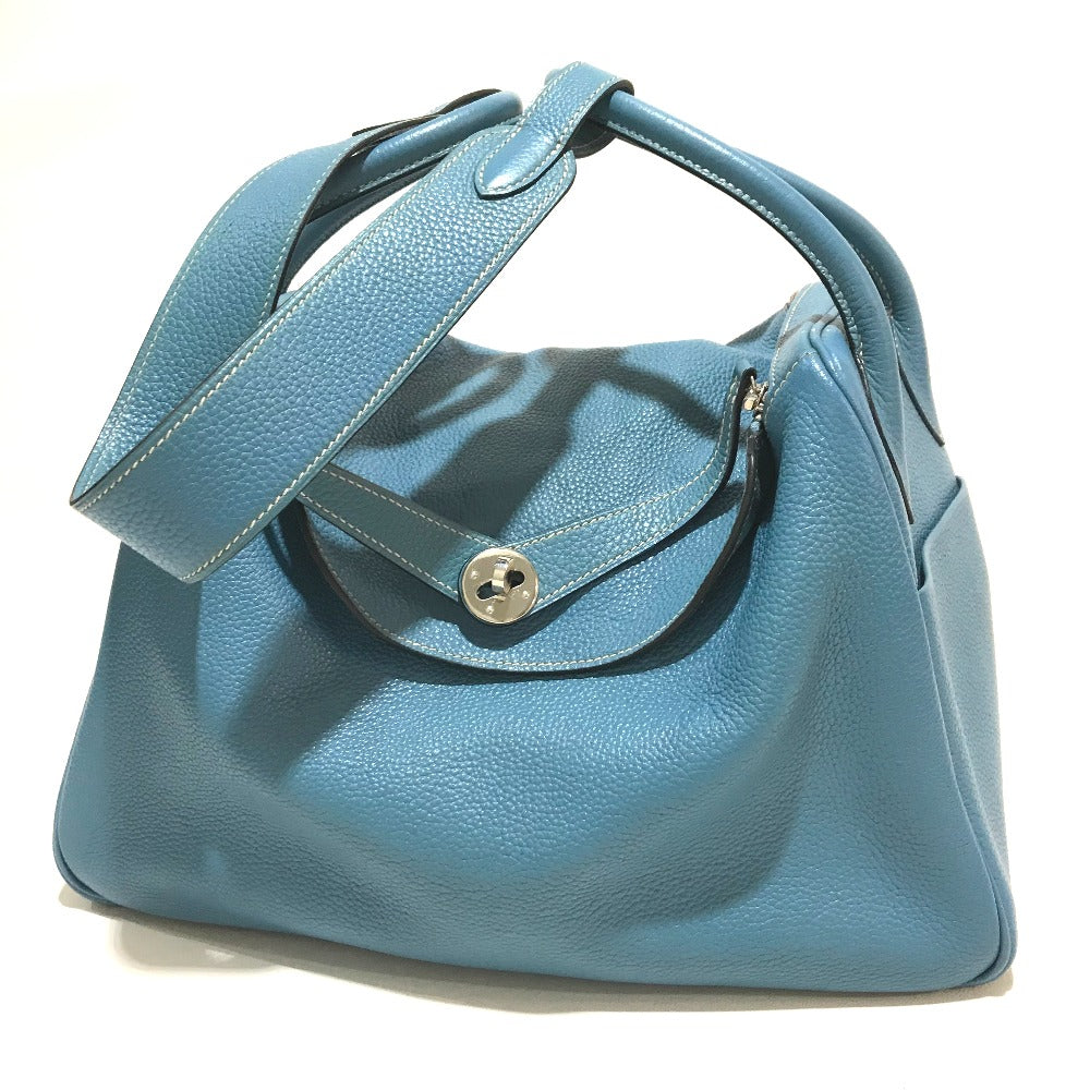 Taurillon Clemence Lindy Women Blue Travel Bag