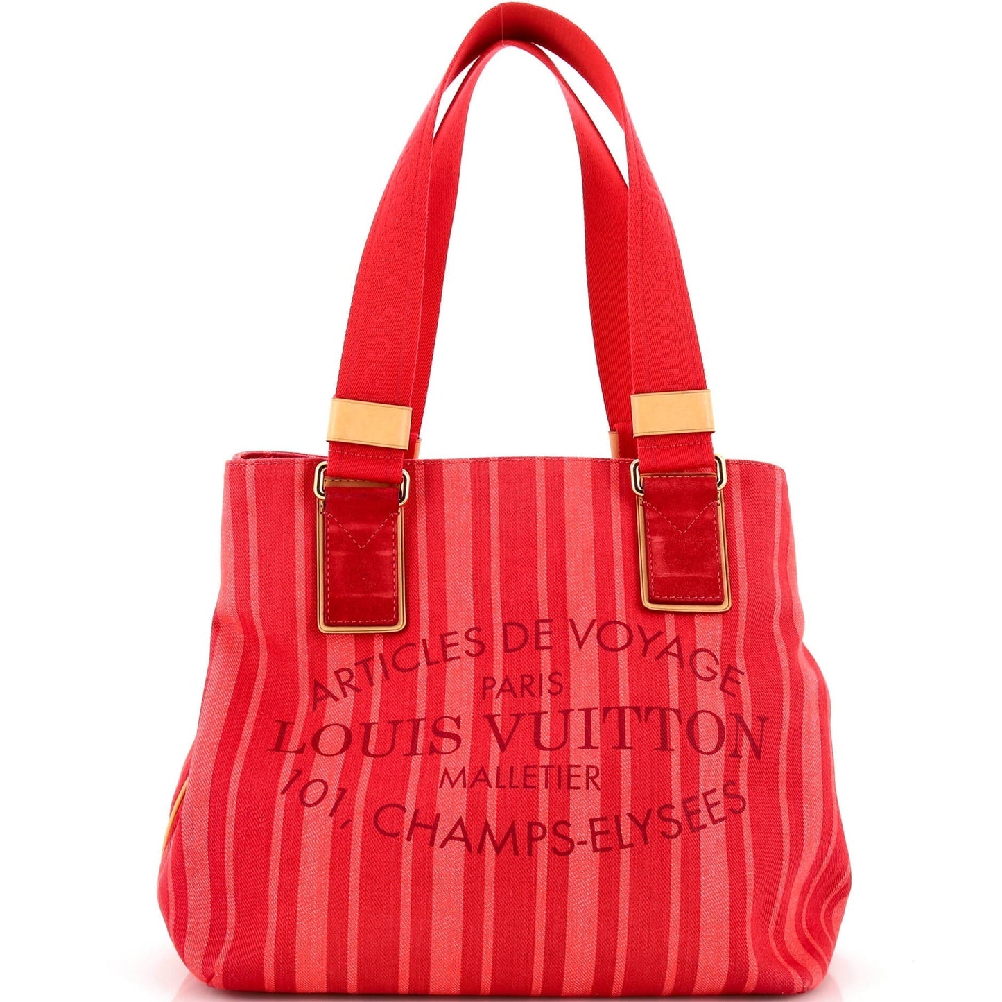Louis Vuitton Articles De Voyage Beach Cabas Printed Pm Canvas Tote Bag