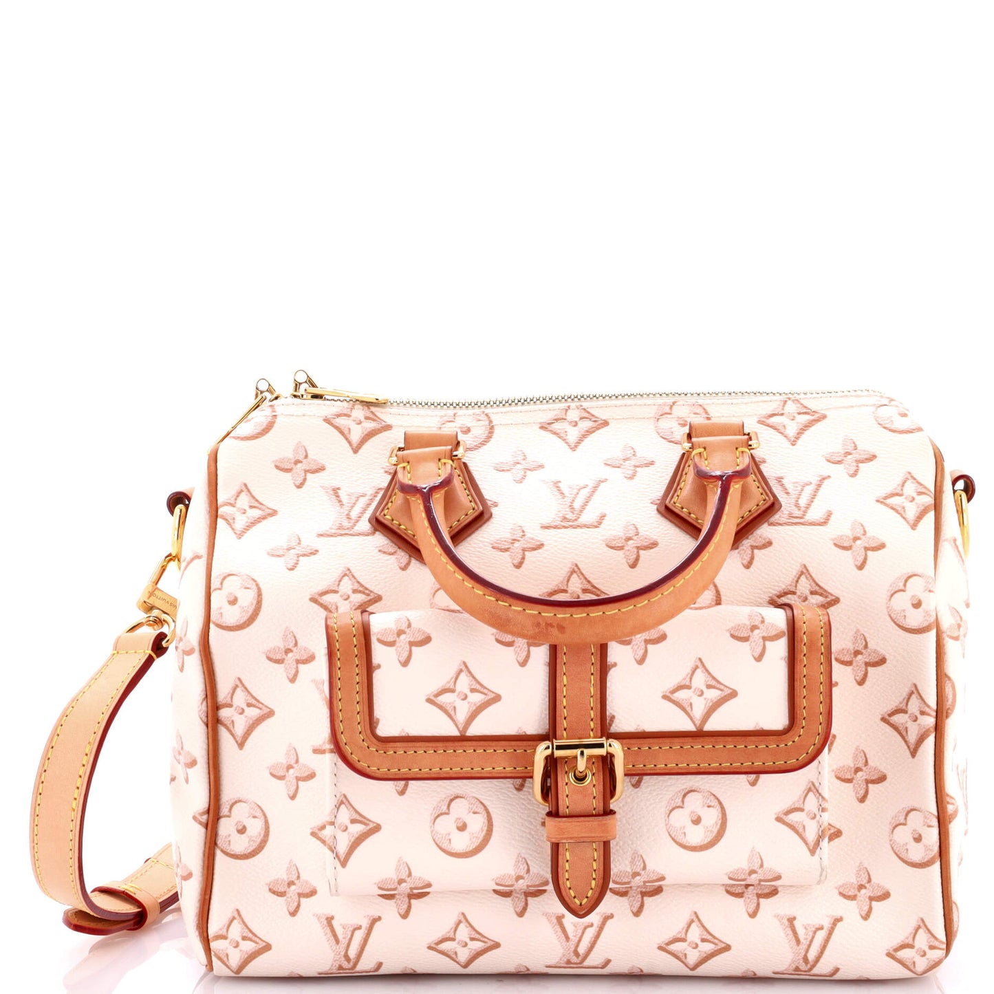 Louis Vuitton Speedy Bandouliere Bag Fall For You Canvas Monogram Travel Bag