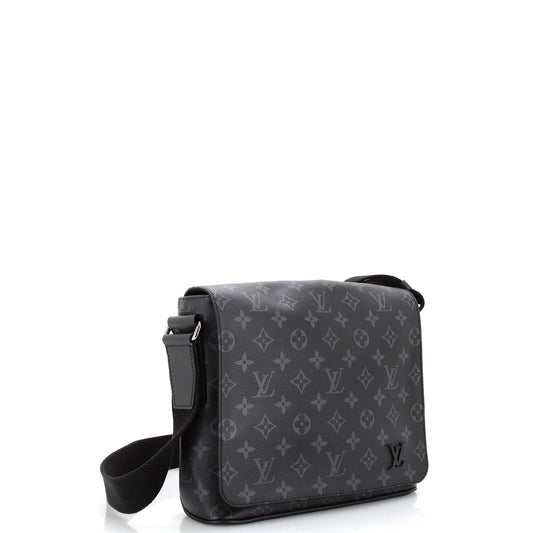 Louis Vuitton District Messenger Bag Eclipse Pm Canvas Monogram Travel Bag