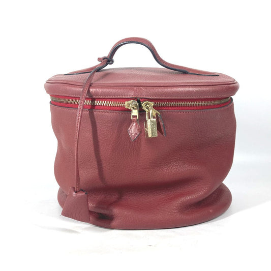 Hermes Handbag City Women Leather Red Travel Bag