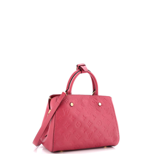 Louis Vuitton Montaigne Handbag Empreinte Bb Leather Monogram Travel Bag
