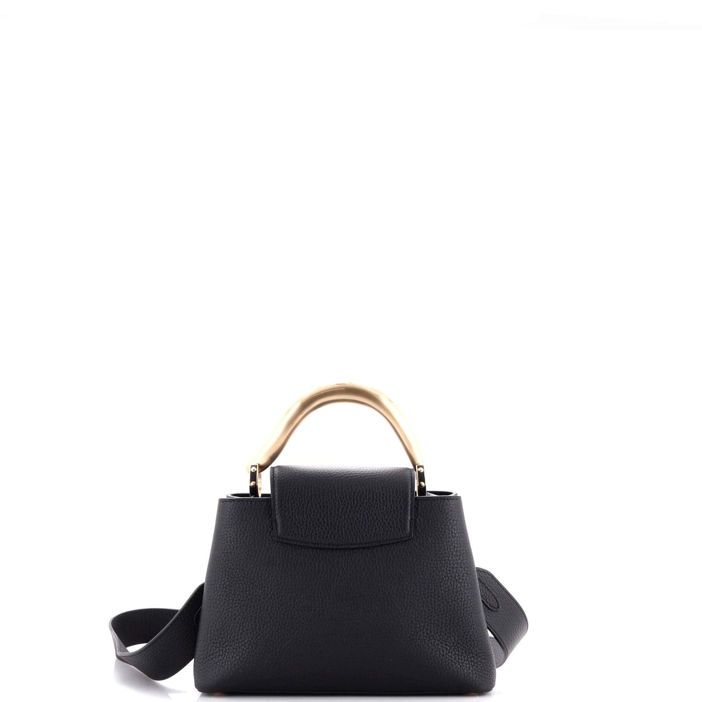 Louis Vuitton Metal Handle Capucines Bag Bb Leather Travel Bag