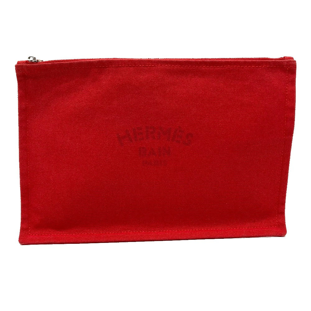 Pouch Cotton Flat Fastener Yachting Gm Unisex(Unisex) Red Shoes