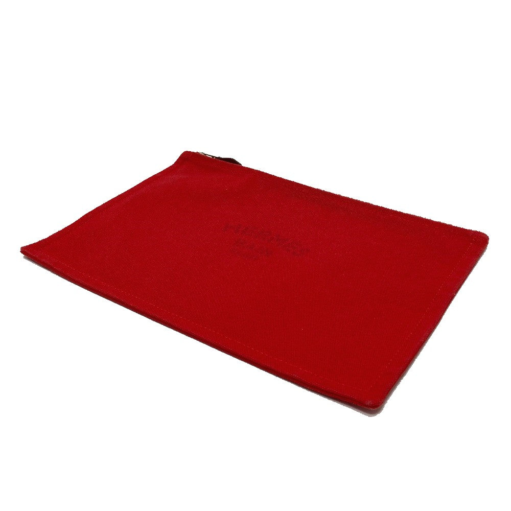 Pouch Cotton Flat Fastener Yachting Gm Unisex(Unisex) Red Shoes