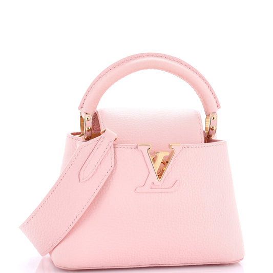 Louis Vuitton Capucines Bag Leather Mini Travel Bag Leather Mini291379104