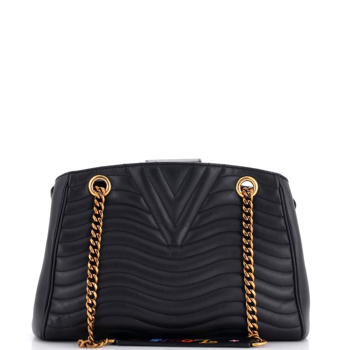 Louis Vuitton New Wave Tote Leather Quilted Shoulder Bag Leather 292043161