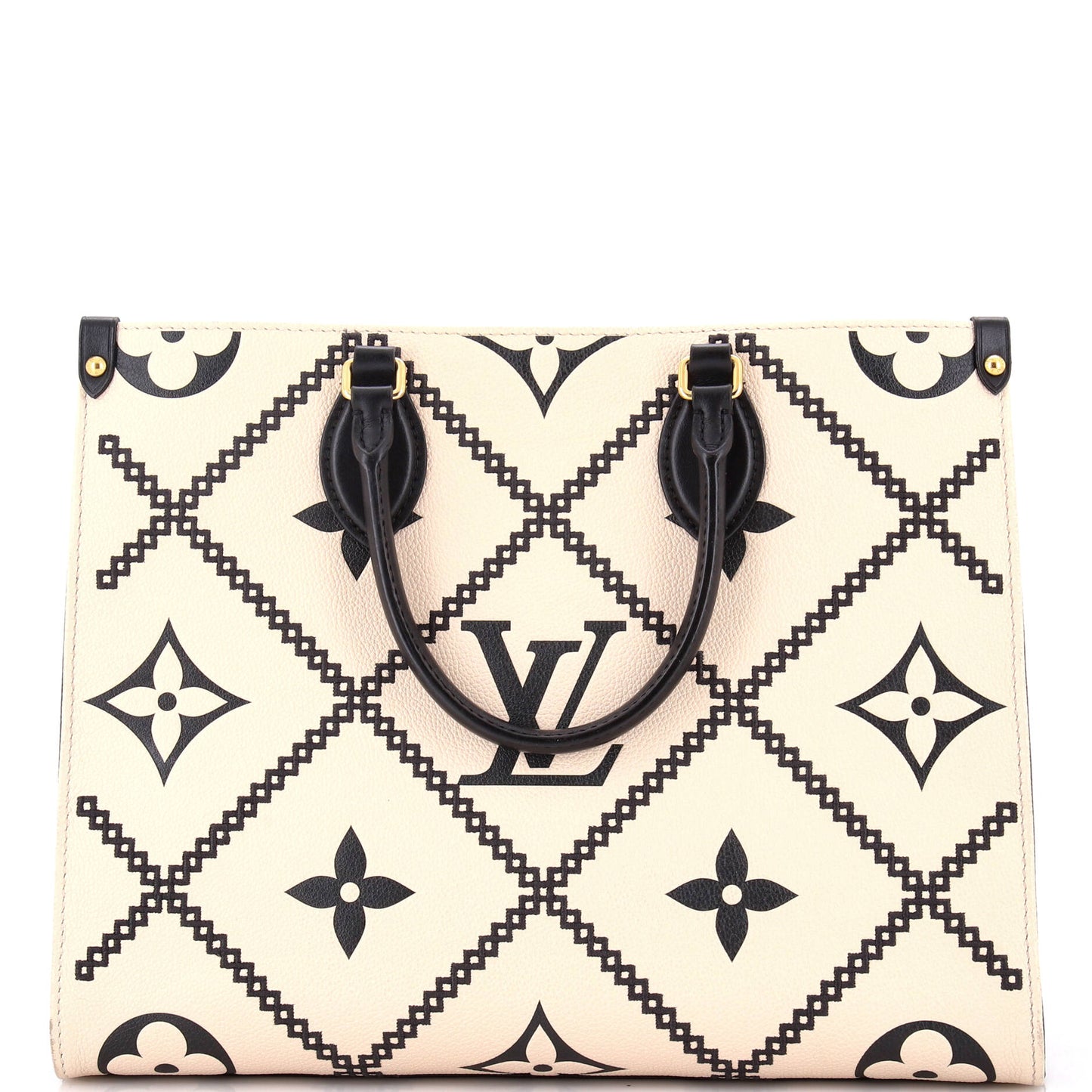 Louis Vuitton Onthego Tote Empreinte Giant Broderies Mm Monogram Shoulder Bag