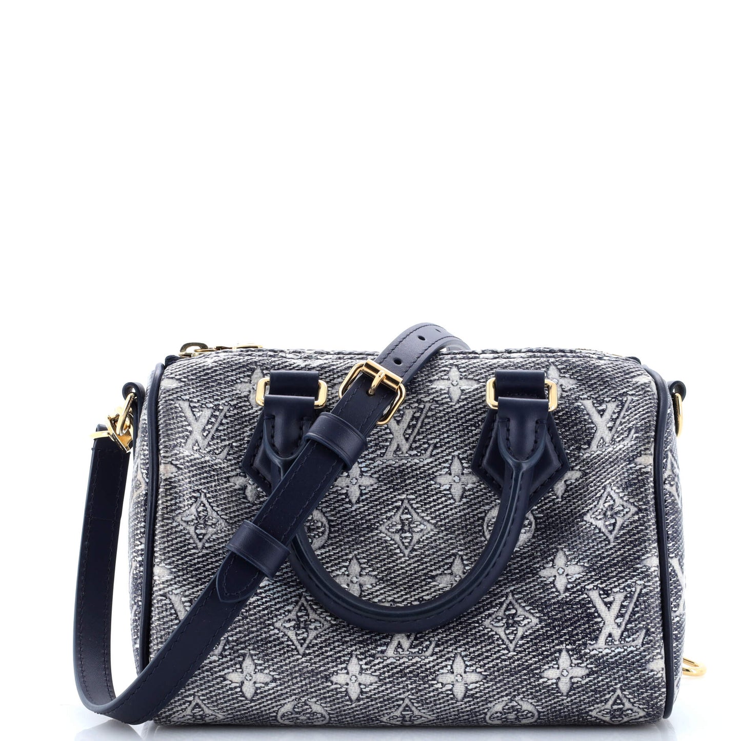 Louis Vuitton Speedy Bandouliere Bag Monoglam Jacquard Canvas Travel Bag Canvas 202921031