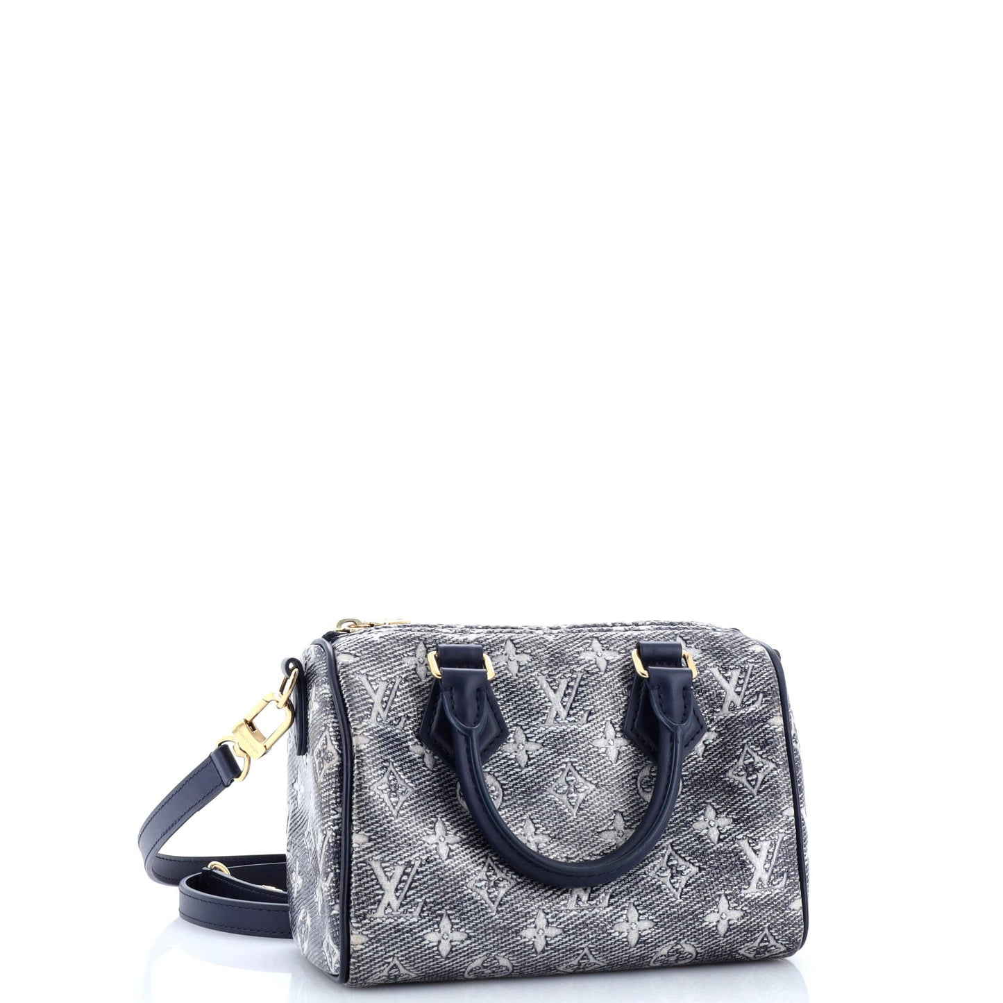 Louis Vuitton Speedy Bandouliere Bag Monoglam Jacquard Canvas Travel Bag Canvas 202921031