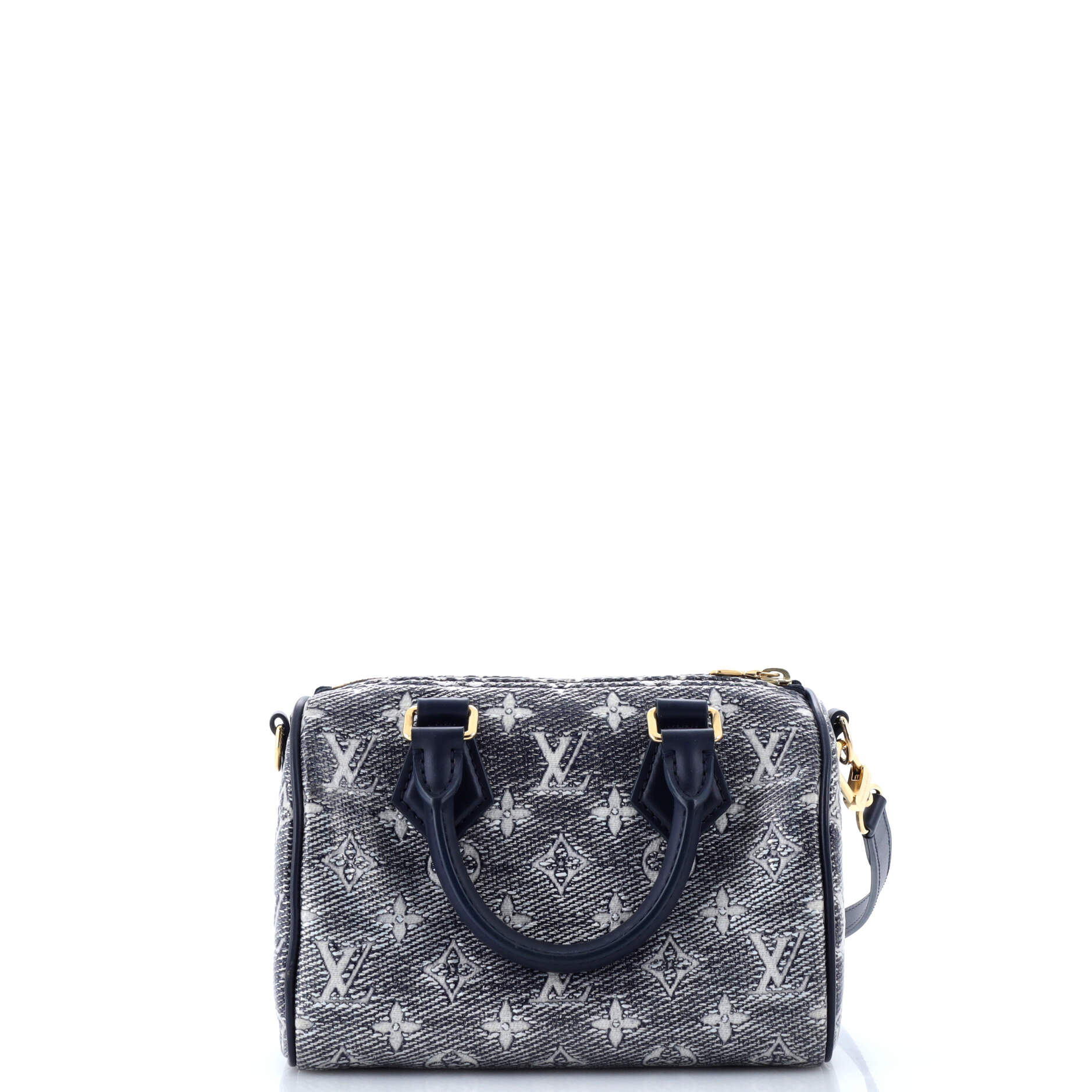 Louis Vuitton Speedy Bandouliere Bag Monoglam Jacquard Canvas Travel Bag Canvas 202921031