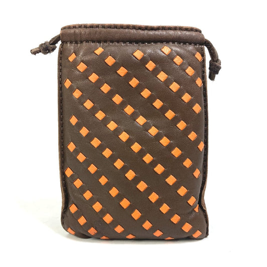 Hermes Pouch Anyo Miro Pochette Pillow Pm Women Handbag Brown Travel Bag