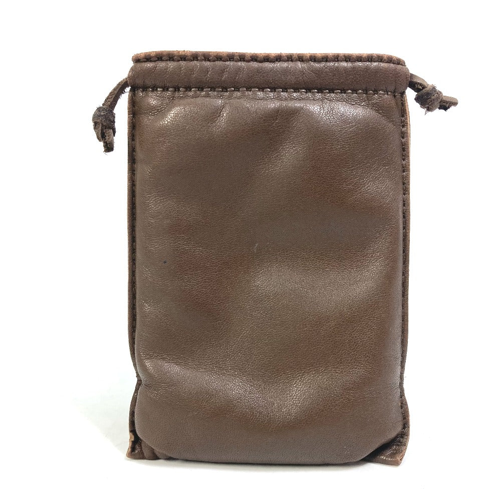 Hermes Pouch Anyo Miro Pochette Pillow Pm Women Handbag Brown Travel Bag