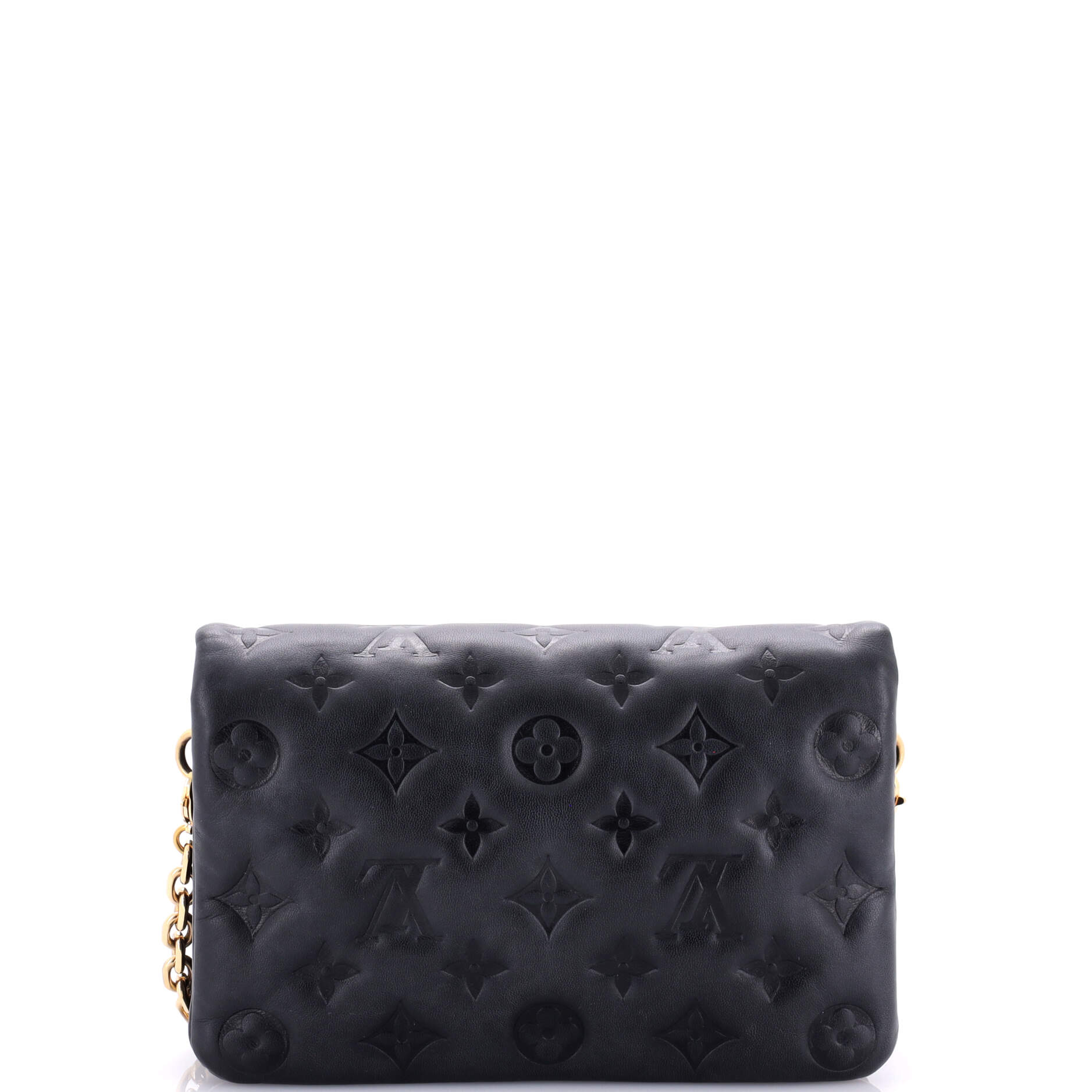 Louis Vuitton Coussin Pochette Embossed Lambskin Shoulder Bag Monogram