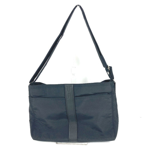 Hermes Shoulder Bag Acapulco Basas Mm Nylon Black