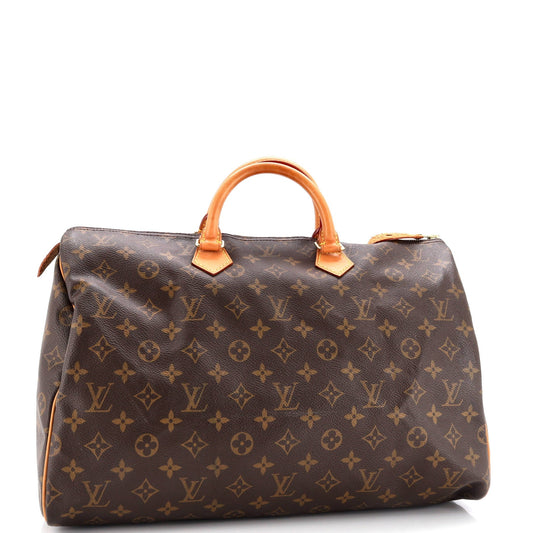 Louis Vuitton Speedy Handbag Canvas Monogram Travel Bag Canvas 4029346430