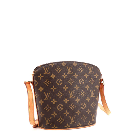 Louis Vuitton Drouot Handbag Canvas Monogram Travel Bag