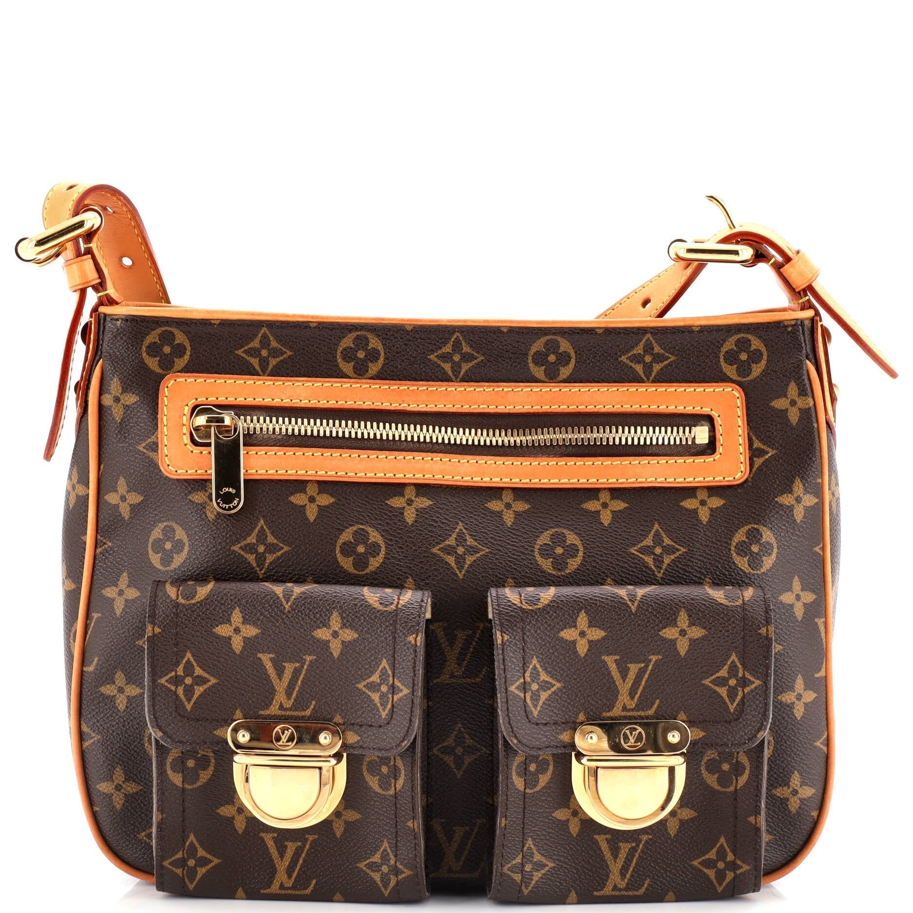 Louis Vuitton Hudson Handbag Gm Canvas Monogram Shoulder Bag